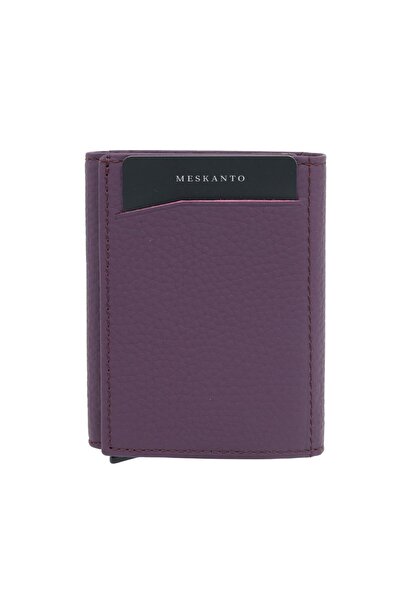 Meskanto Genuine Leather Mechanism Wallet