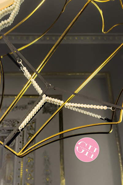 G&H UNDERWEAR Black Full Pearl String