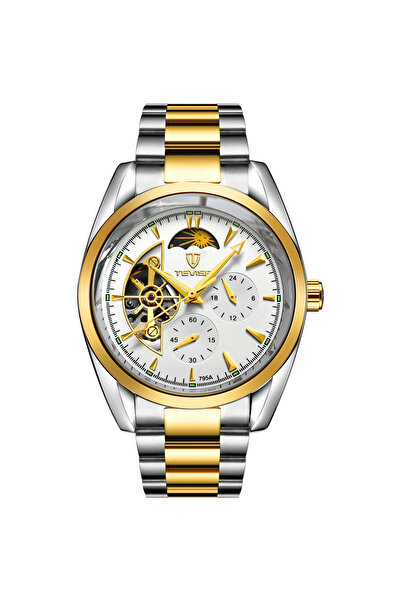 Tevise Ceas pentru bărbați mecanic automat analogic de afaceri