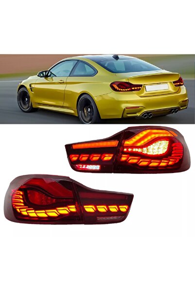 X POWER TUNİNG bmw f32 2014-2020 coupe kırmızı dragon gts ledli arka stop