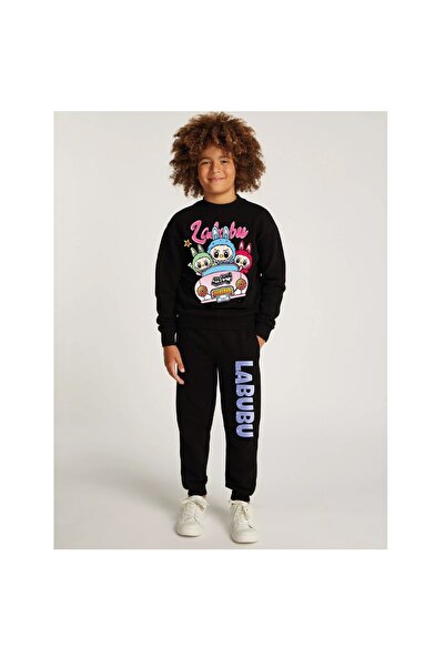 GC GÖKHAN CLUB طقم بدلة رياضية بتصميم لابوبو 3 خيوط بدون شريط