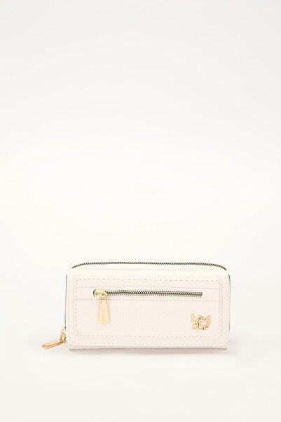 Levidor Cream Logo Detail Wallet