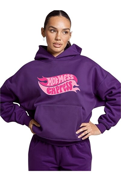 ArtYus Unisex Hot Mess Colorful Special cu imprimeu Cotton supradimensionat c...