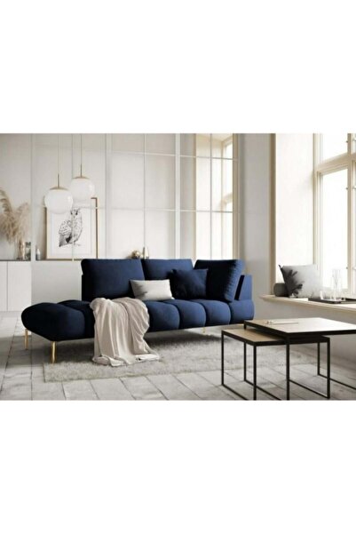 HOME HOUSE أريكة 85 × 180 × 85 سم - أزرق