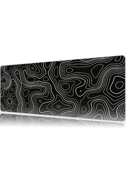 urzuva Topographic Flow 70X30 3MM Kalınlık Premium Gaming oyuncu mousepad, An...