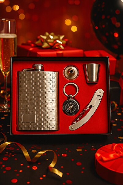 BiTon Toptan VIP Özel Çelik Hediye Seti – Çelik Matara, Anahtarlık, Mantar Aç...