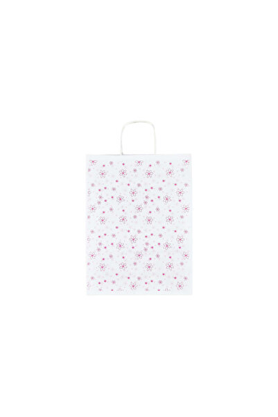 Papette Set of 50 Kraft Paper Bags with Pattern 9 Floral 24 x 31(H) x 10cm