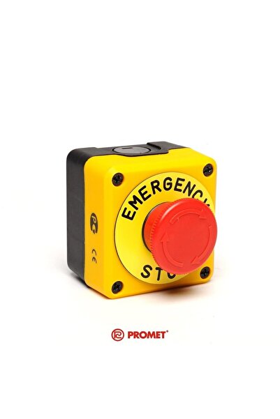 Other Cutie de oprire de urgență 40mm 1NC Negru/Galben