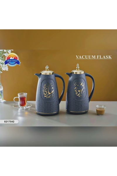 royal_camel طقم ترامس شاي وقهوة الاسطورة ذهبي 1+1لتر