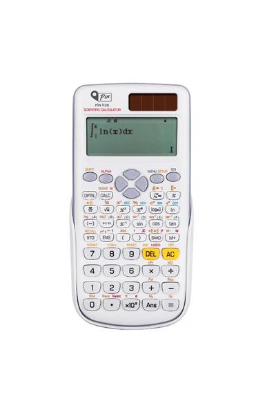 Pin 113B Beyaz 552 Bilimsel Fonksiyonlu Hesap Makinesi GKE