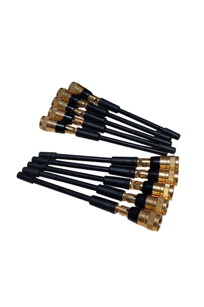 Devre Dünyası 10 Adet Wifi Anten Kablosuz 2.4Ghz SMA Erkek 11cm 2dbi 150Mbps (Somun Yeri Dış Çap 12mm, İç Çap 9mm)