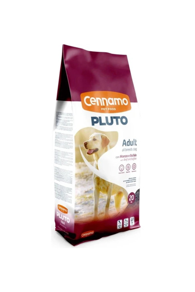 Cennamo Dry dog food Pluto, Beef and Buffalo, 20 Kg