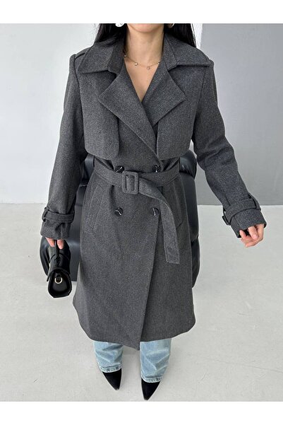 ZF BUTİK Premium Imported Fabric Cape Coat