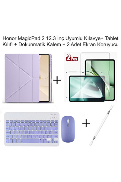 Yesnıce Honor MagicPad 2 12.3 İnç Uyumlu Standlı Kılıf Ve Dokunmatik Kalem Ve...