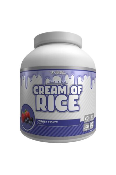 Refined Nutrition كريمة الأرز، فواكه الغابة، 2 كجم، مصدر للطاقة