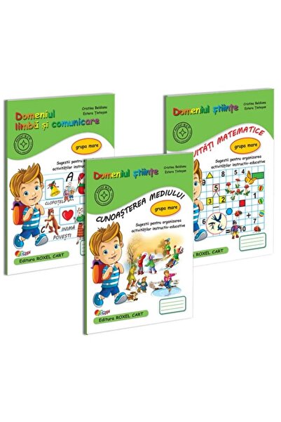 Editura Roxel Cart Pachet 3 carti Grupa mare: 1. Limba si comunicare;