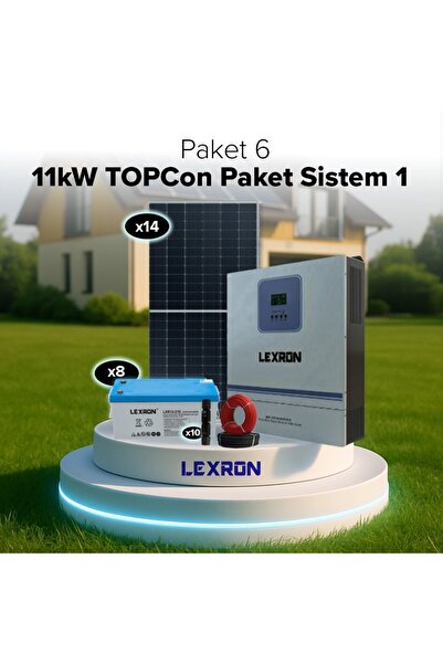 Teknovasyon Arge MONOKRİSTALLİ BÜYÜK EV PAKETİ (PAKET 6)