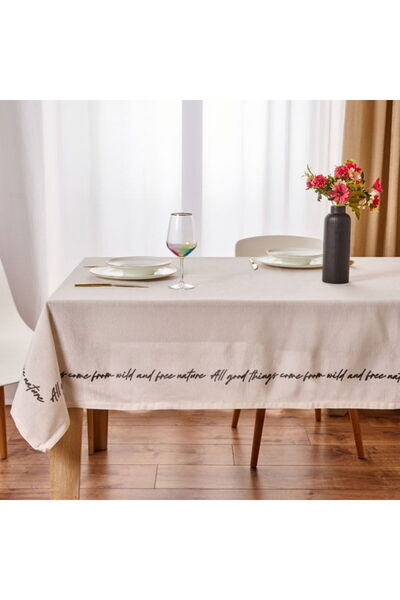 Evidea Soft Ruvo Tablecloth - Ecru - 140X200 cm