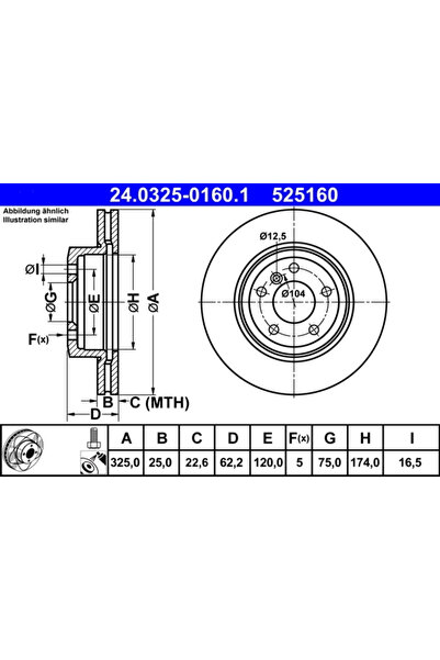 Ate Disc Frana Bmw X3