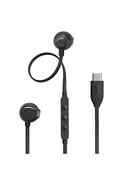 JBL Căști intraauriculare cu fir Tune 305C, bas pur, rezoluție înaltă, USB-C, negre
