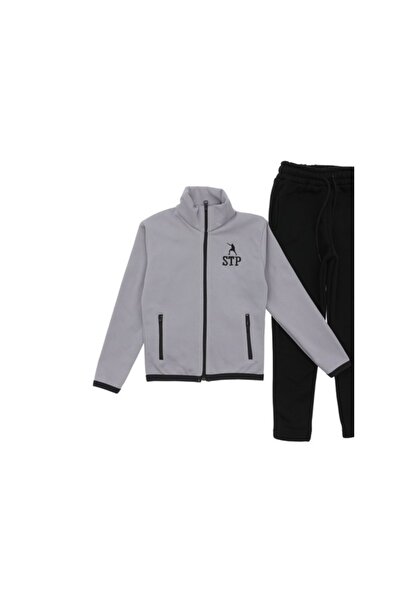 Atabay Kids Atabay 341-10-25 Men's Tracksuit Set 3-Piece with Sharpened Details Age 5/12