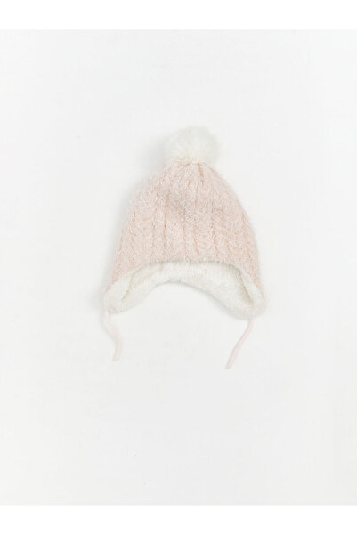 LC Waikiki Create Your Style from Uzg Store |   Baby Girl Snow Hat with Pompom Detail