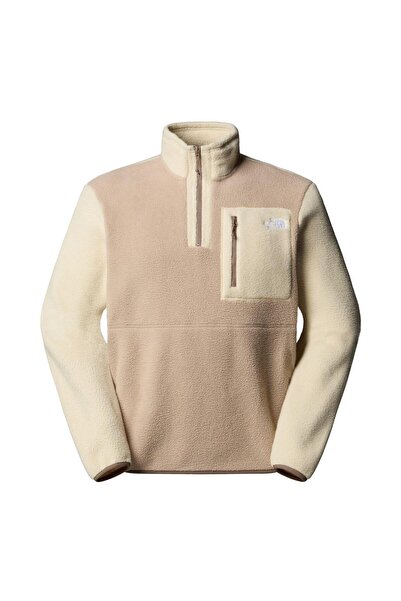 THE NORTH FACE Men's Yumiori 1/4 Zip Fleece Jacket Nf0A883Seoz1 Grey-Xl