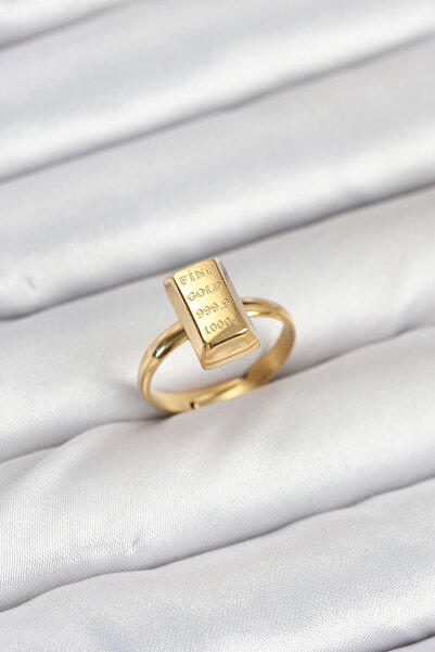 Epilons خاتم نسائي من النحاس بلون الذهب - موديل TJ-BYK3900