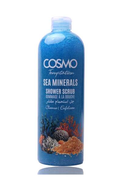 Cosmo جل استحمام مقشر مع معادن البحر 1000 مل