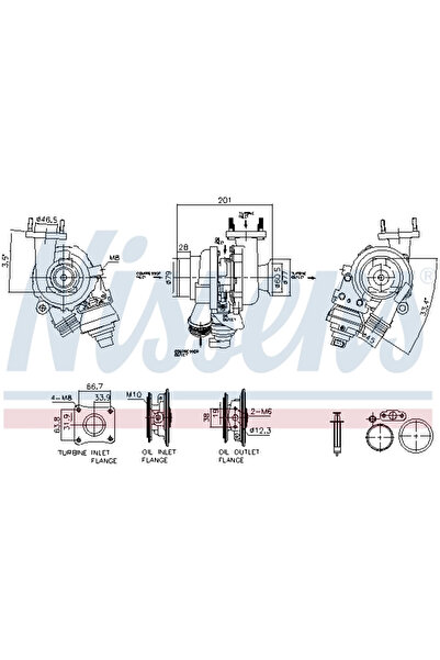 Nissens Compresor Sistem De Supraalimentare Volvo S60 2/S80 2/V60 1