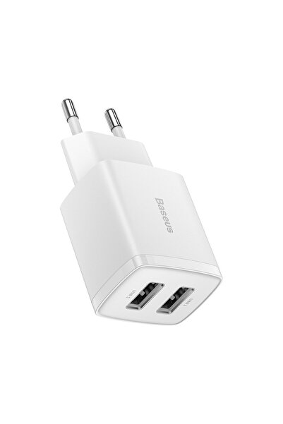 Other Încărcător de perete mic și compact, 2x USB 10.5W, alb