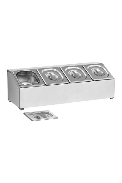 Other Suport de afișare pentru recipiente de catering 4 x GN1/6 + 4 x Recipiente