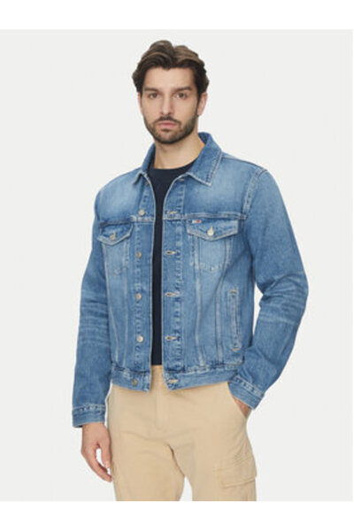 Tommy Jeans Men's Denim jacket DM0DM21860 Blue