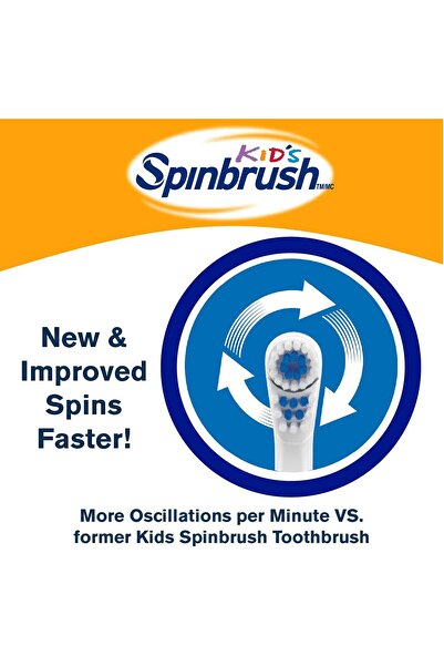 Spinbrush Arm & Hammer Paw Patrol Kids Battery Powered Soft Toothbrush, Packaging may Vary