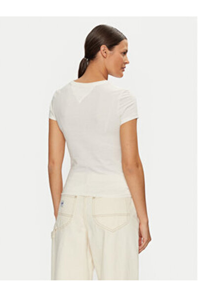 Tommy Jeans Women's T-Shirt DW0DW18398 White