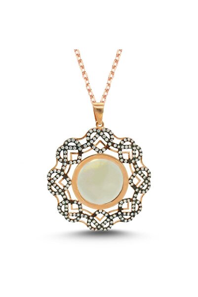 Pietra Kadın Gümüş Kolye 925 Ayar Ayna Tasarımlı Kalp Modeli Kolye