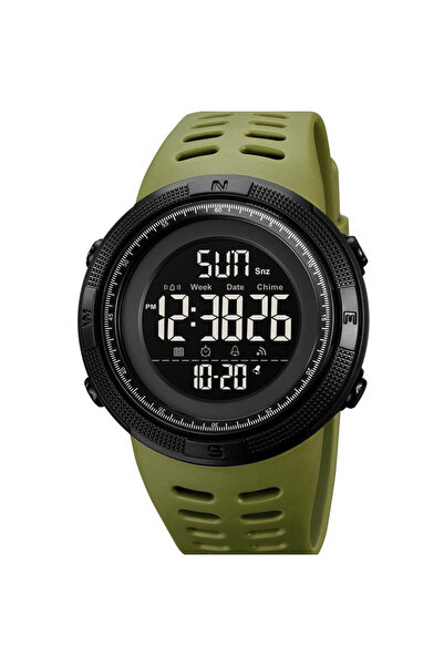 Skmei Men's Watch Sport 5 ATM Digital Stopwatch Green
