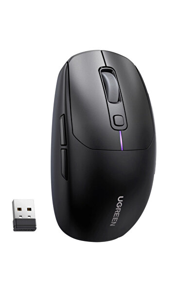 Other Wireless Bluetooth 5.0 USB 2.4GHz Computer Mouse - Black