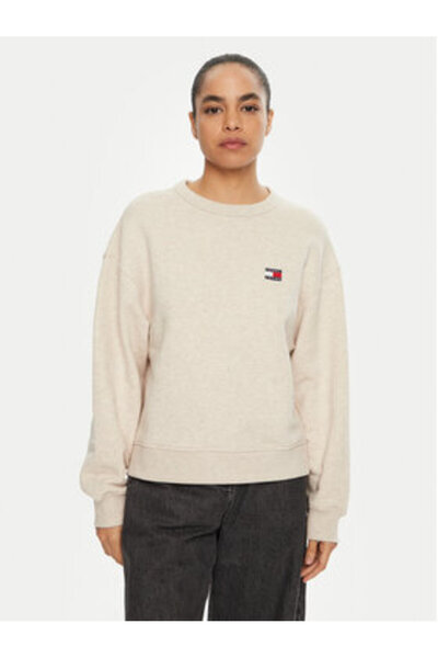Tommy Jeans Women's Sweatshirt DW0DW19408 Beige
