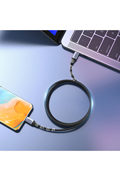 Other USB-C PD Braided Cable 240W 5A 480Mb/s 1m Black Gray