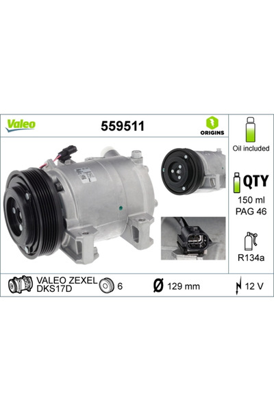 VALEO Compresor Climatizare Nissan Murano 2/Teana 2