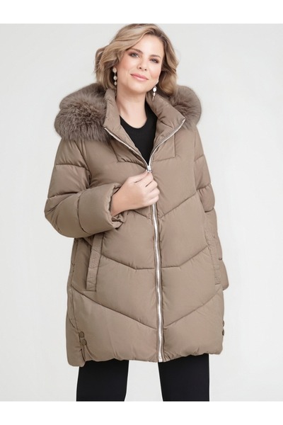 SETTY KOOP Plus Size Winter Warm Cotton Coat for Women 3XL-7XL Thick Hooded Parka geacă de iarnă damă
