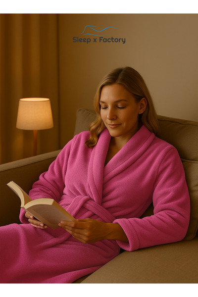 Sleep x Factory 100% Natural Cotton Bathrobe – Unisex – Free Size