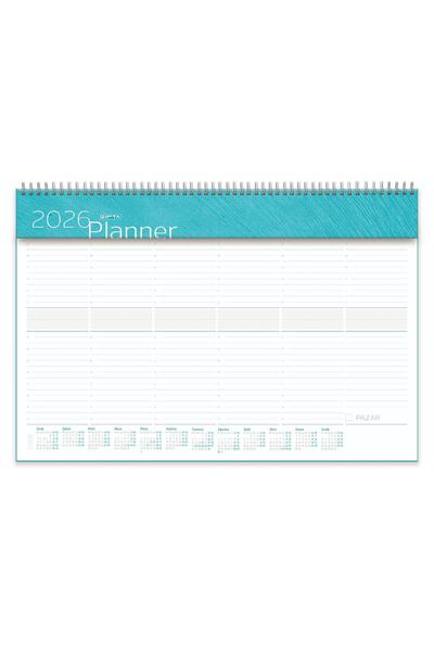 Gıpta 2026 40x28 Globe Spiralli Masaüstü Planlayıcı (252-SMK)