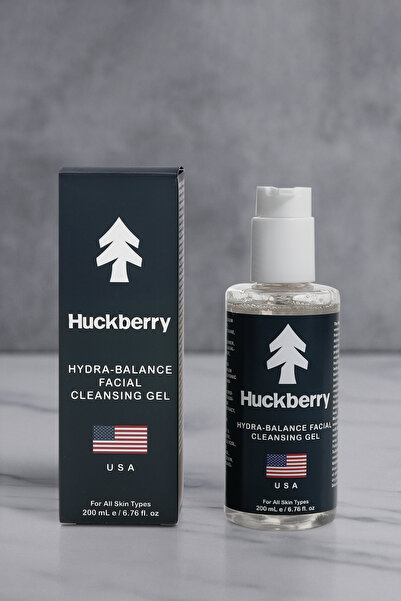 HUCKBERRY جل تنظيف الوجه الأمريكي المرطب والمنقي والمشدد مناسب لجميع أنواع ال...