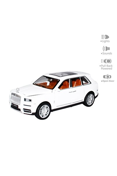 Vardem Oyuncak Işıklı Sesli Kapıları Açılabilen Pilli 1:22 Ölçek RR Araba Bey...