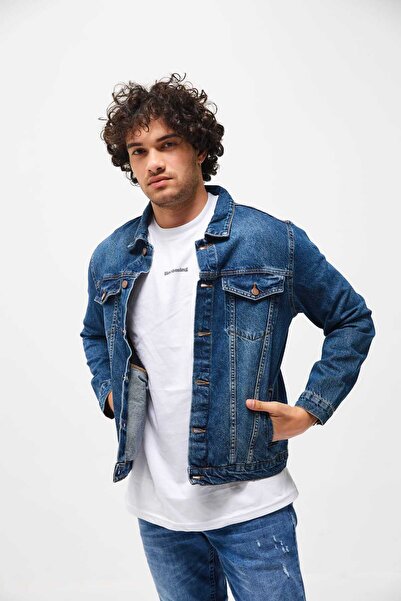 KANZLER Mont kot Jeans mavi mont