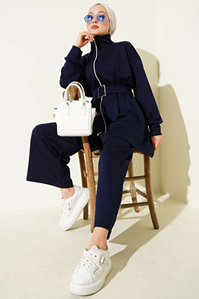 VOLT CLOTHİNG Loyşa Gürtel-Detail Zweiteiliges Set