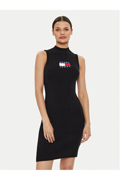 Tommy Jeans Women's Knitted dress DW0DW18607 Black