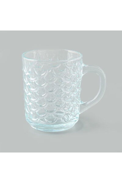 deli glass Glass Fish Scale Patterned Mug - Transparent - 240 ml